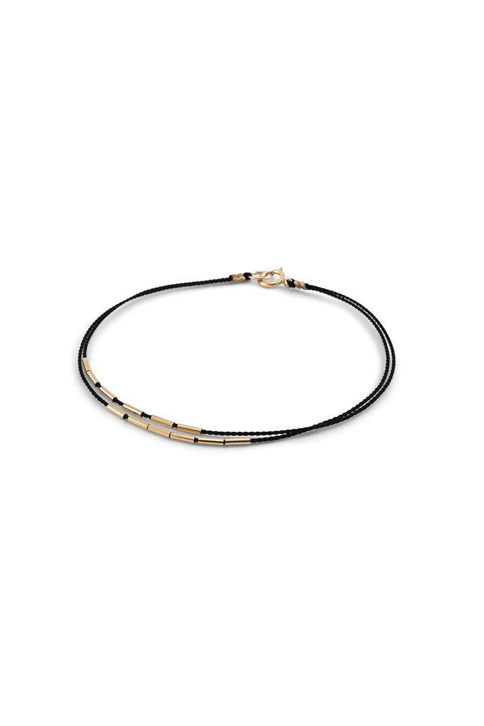Andromeda Bracelet, black - Abacus Row Handmade Jewelry