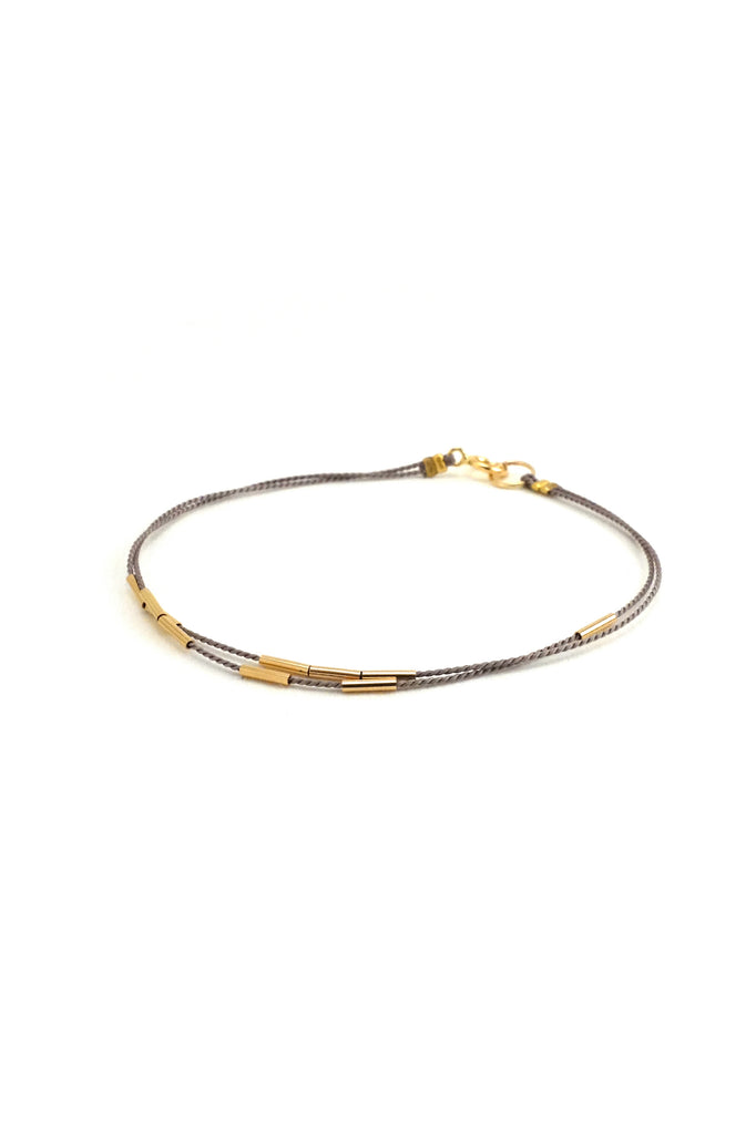 Andromeda Bracelet, grey - Abacus Row Handmade Jewelry