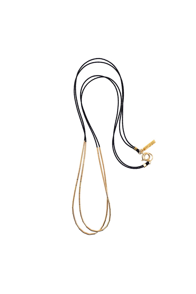 Andromeda Necklace, black - Abacus Row Handmade Jewelry