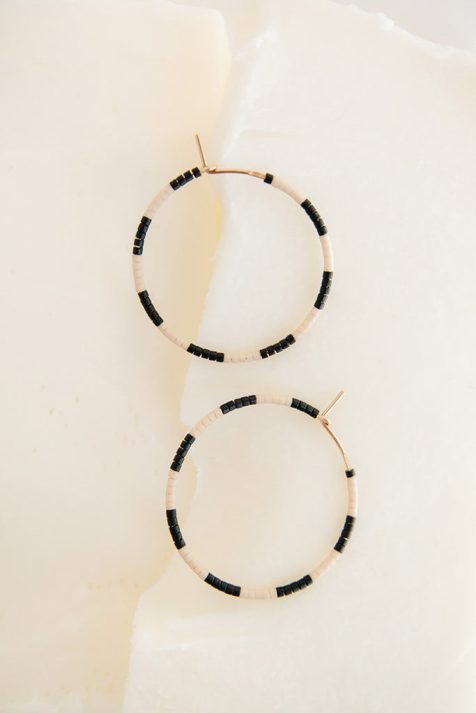 Small Pobiti Polar Hoop Earrings at Abacus Row