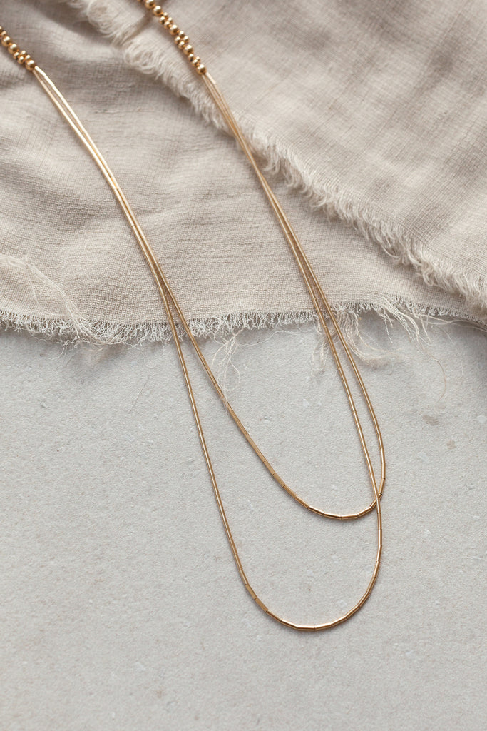 Eridanus Necklace detail - Abacus Row Handmade Jewelry