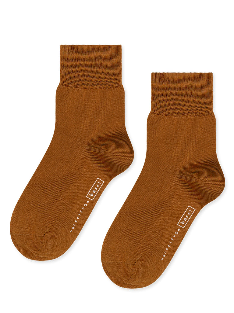 Hansel from Basel Trouser Crew Socks Ochre Ocher