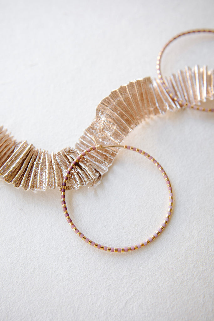 Limited Edition! Progressions Hoops, Gold - Large