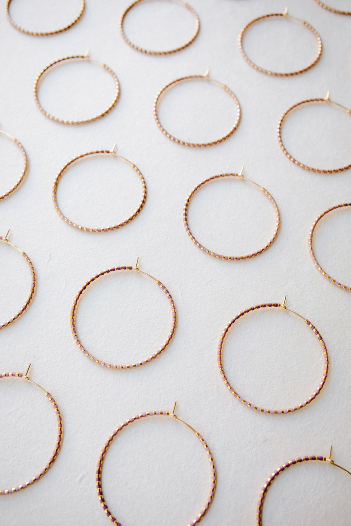 Limited Edition! Progressions Hoops, Gold - Large