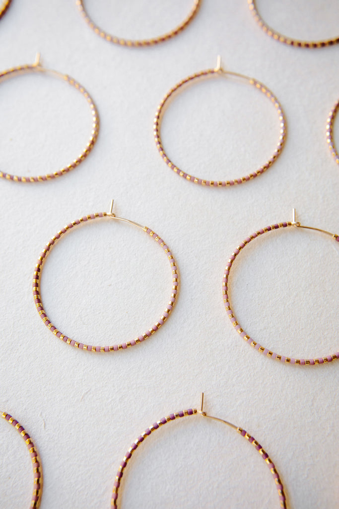 Limited Edition! Progressions Hoops, Gold - Large