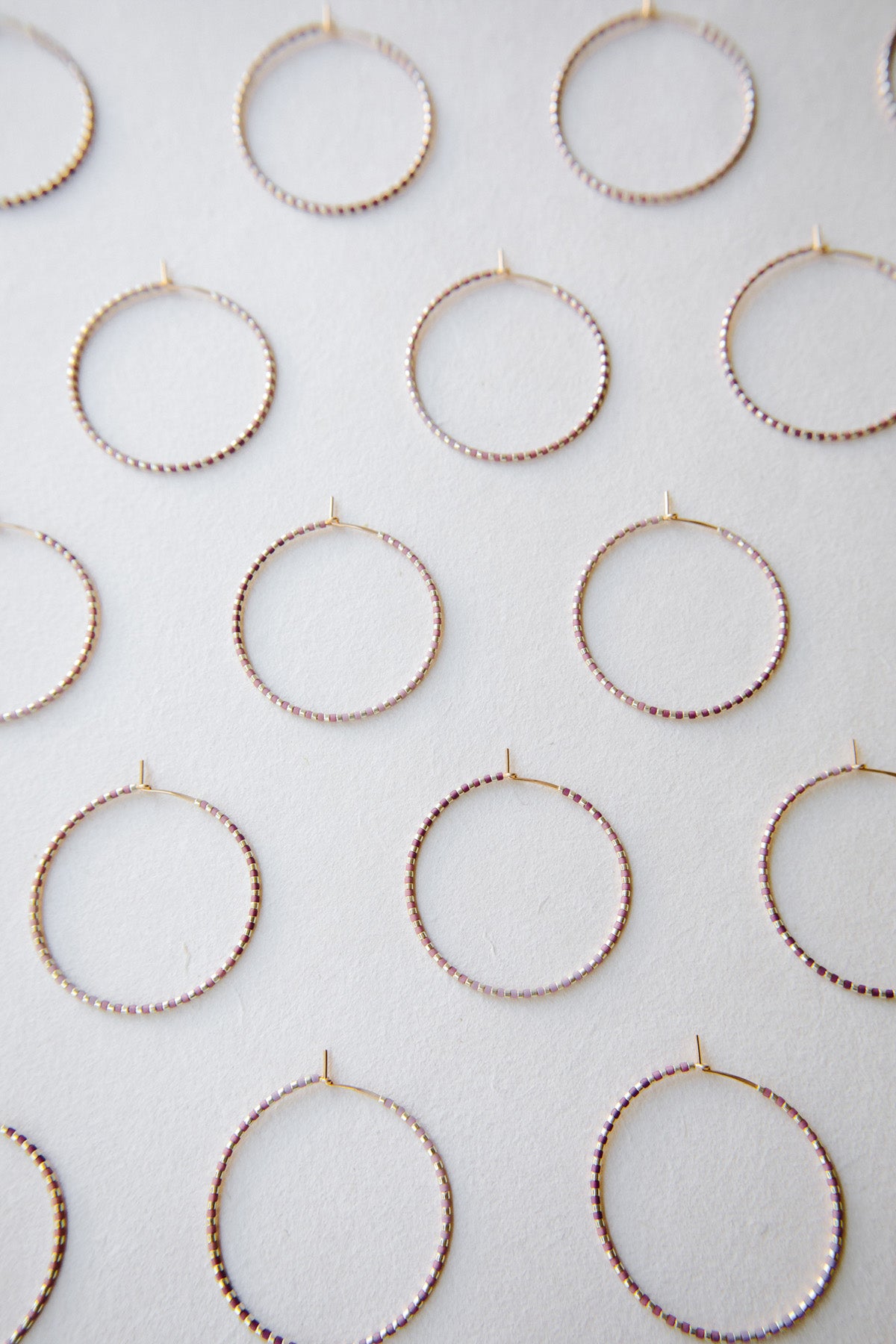 Limited Edition! Progressions Hoops, Silver - Large