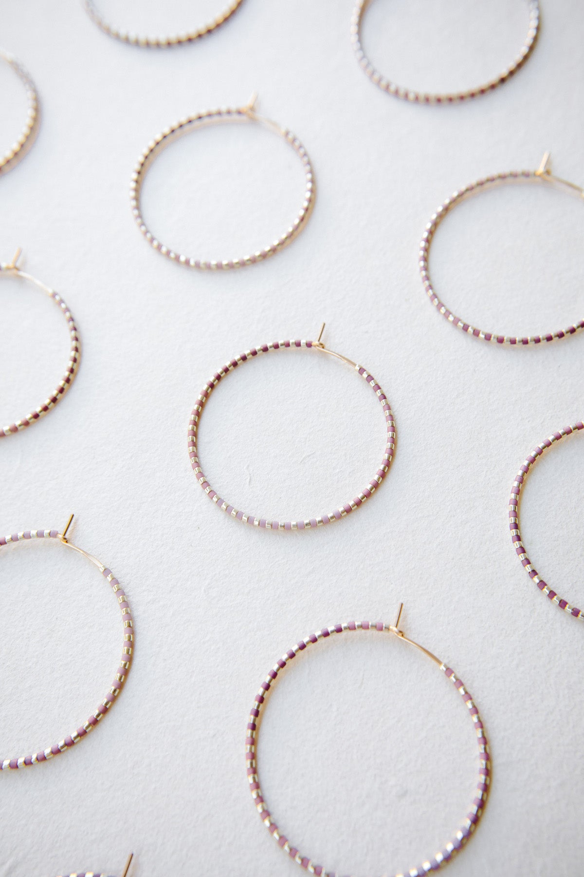 Limited Edition! Progressions Hoops, Silver - Large