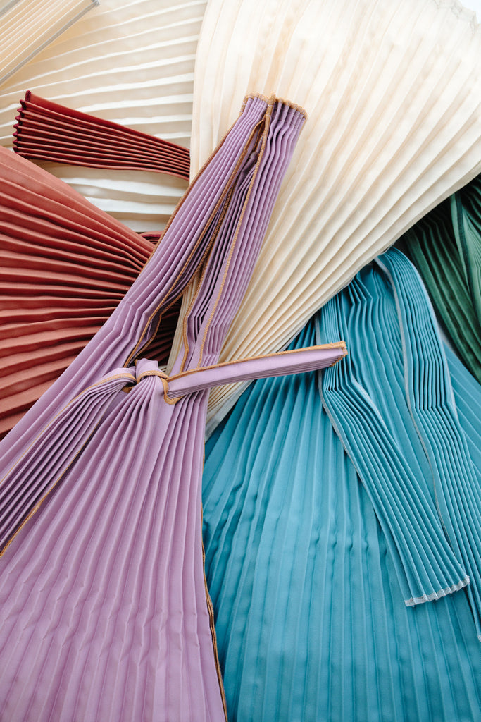 Large Pleated Pleco Tote Bags