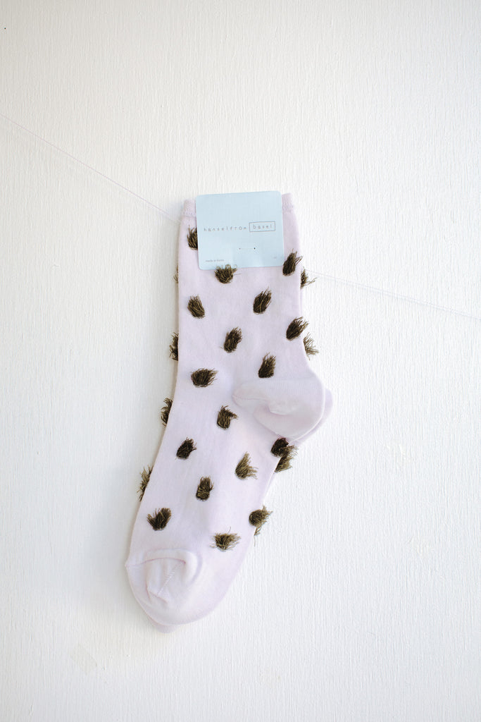 Hansel from Basel Nori Crew Socks - Lilac