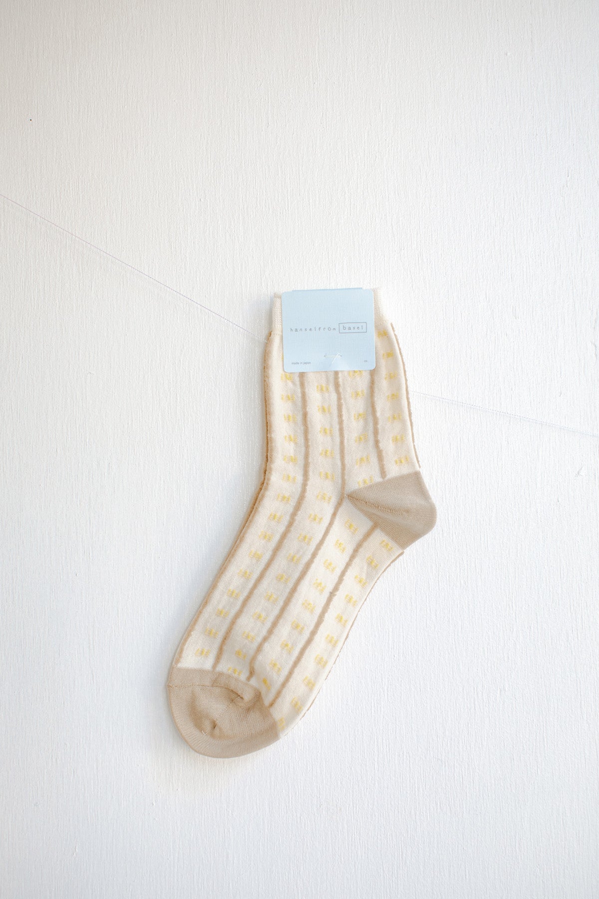 Hansel from Basel Textured Dobby Short Crew Socks