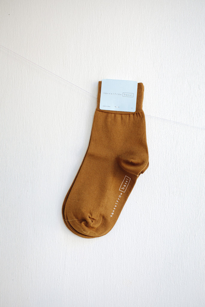 Hansel from Basel Trouser Crew Socks - Ochre