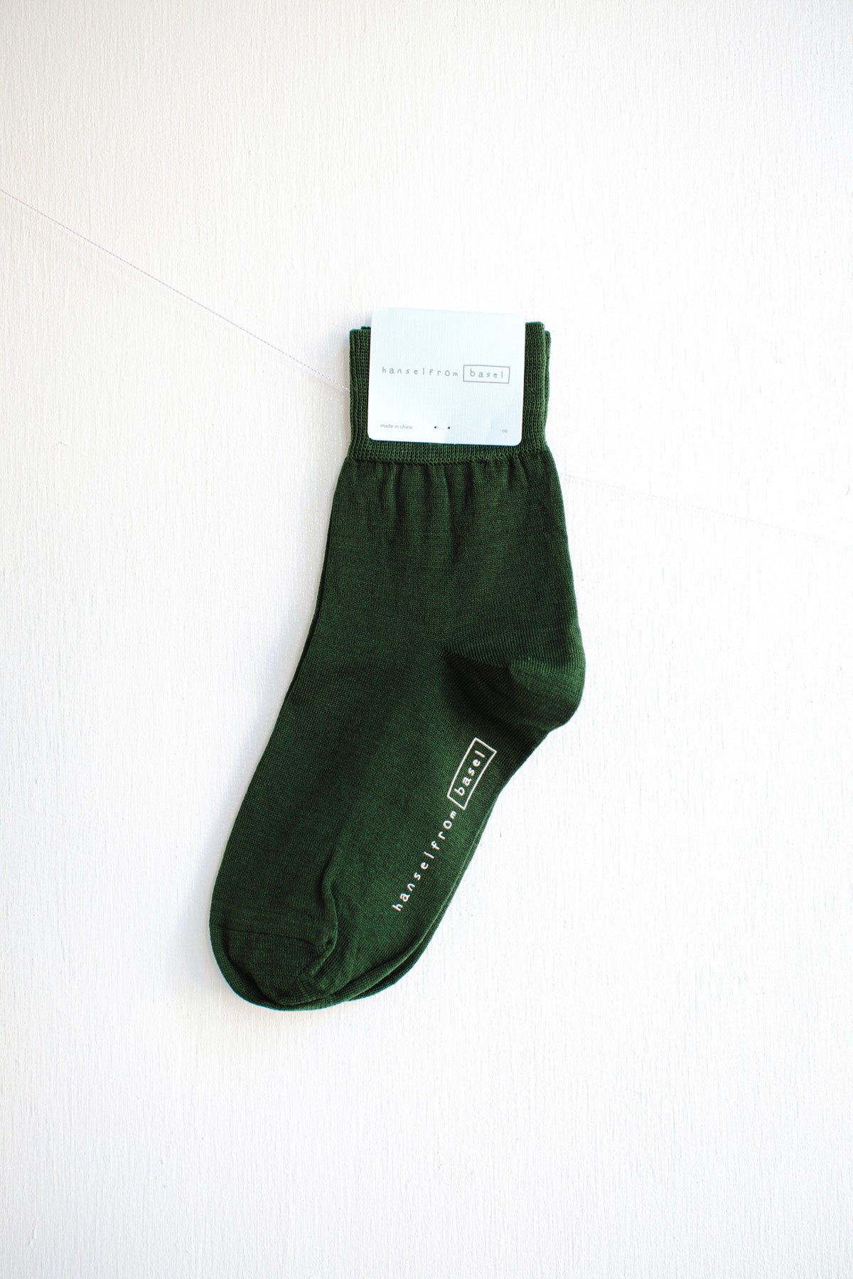 Hansel from Basel Trouser Crew Socks - Pine