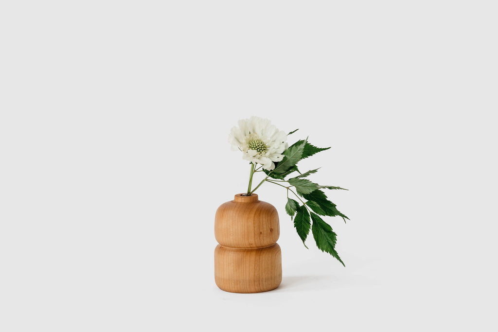 Cherry Double Bud Vase by Melanie Abrantes