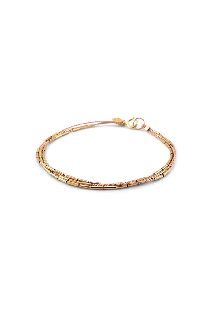 Orion Bracelet, blush - Abacus Row Handmade Jewelry