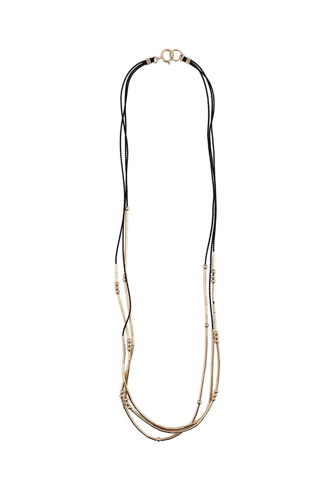 Pictor Necklace, black - Abacus Row Handmade Jewelry