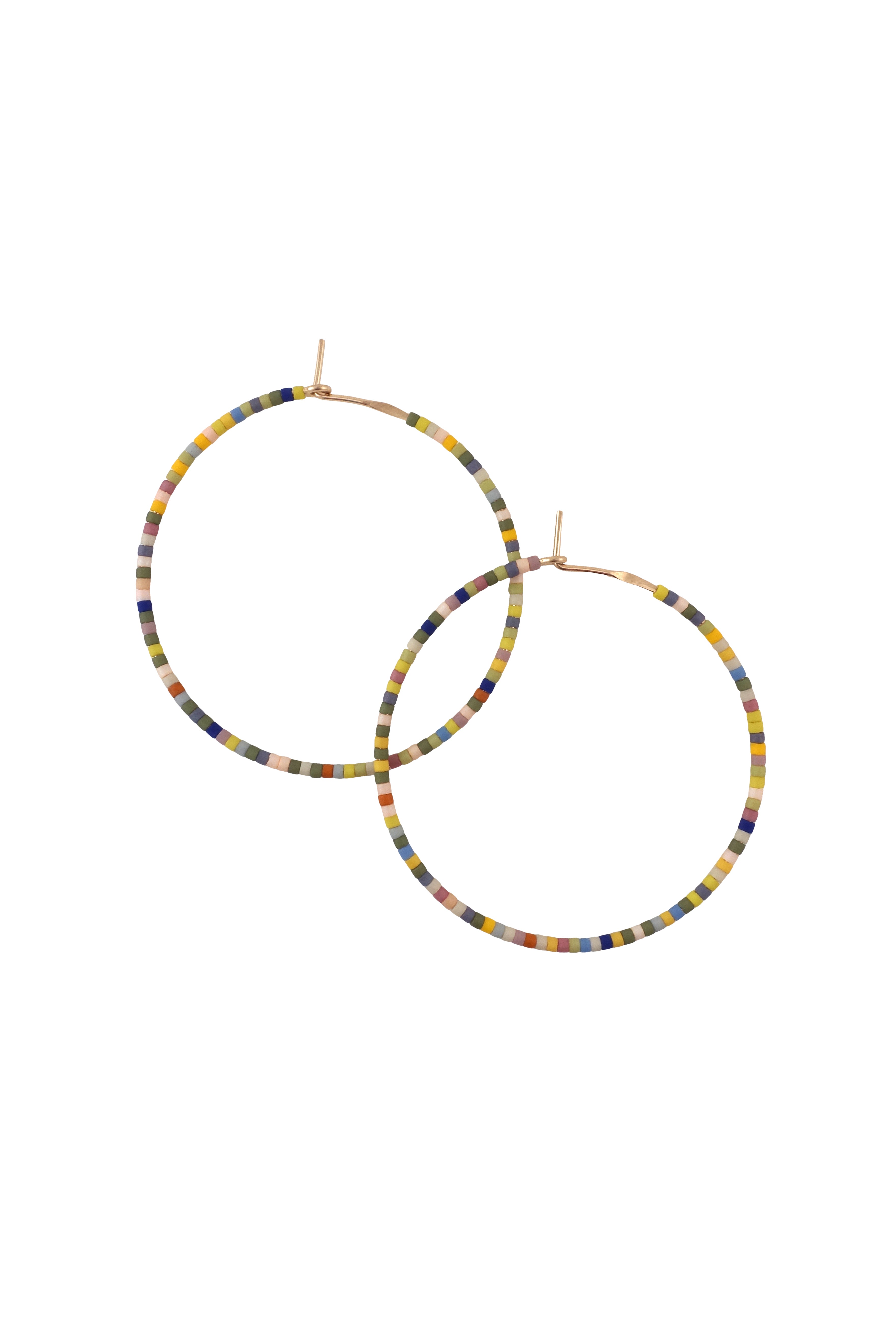 Letting Go Hoops, Perennial - Large - Abacus Row Handmade Jewelry