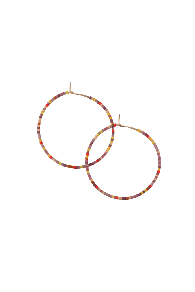 Letting Go Hoops, Annual - Large - Abacus Row Handmade Jewelry