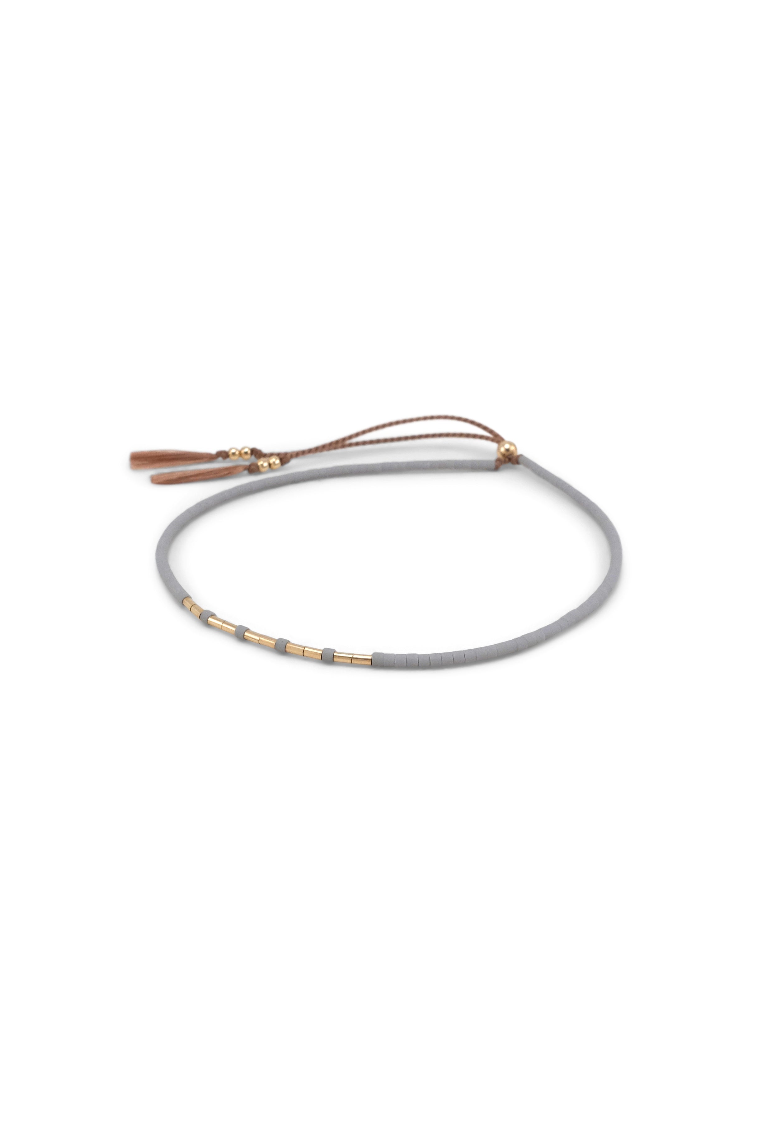 Aitne Bracelet, mist - Abacus Row Handmade Jewelry