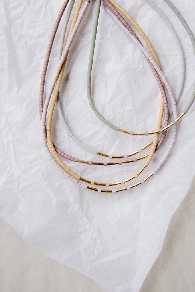 Aitne Bracelets Detail - Abacus Row Handmade Jewelry