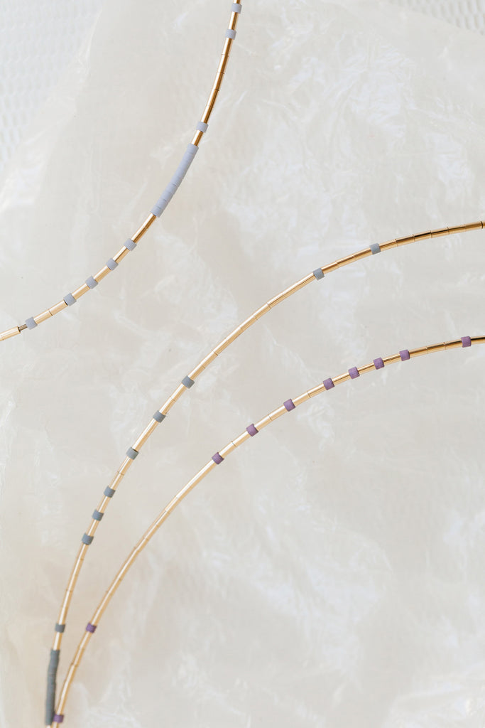 Rhea Bracelet, Detail - Abacus Row Handmade Jewelry