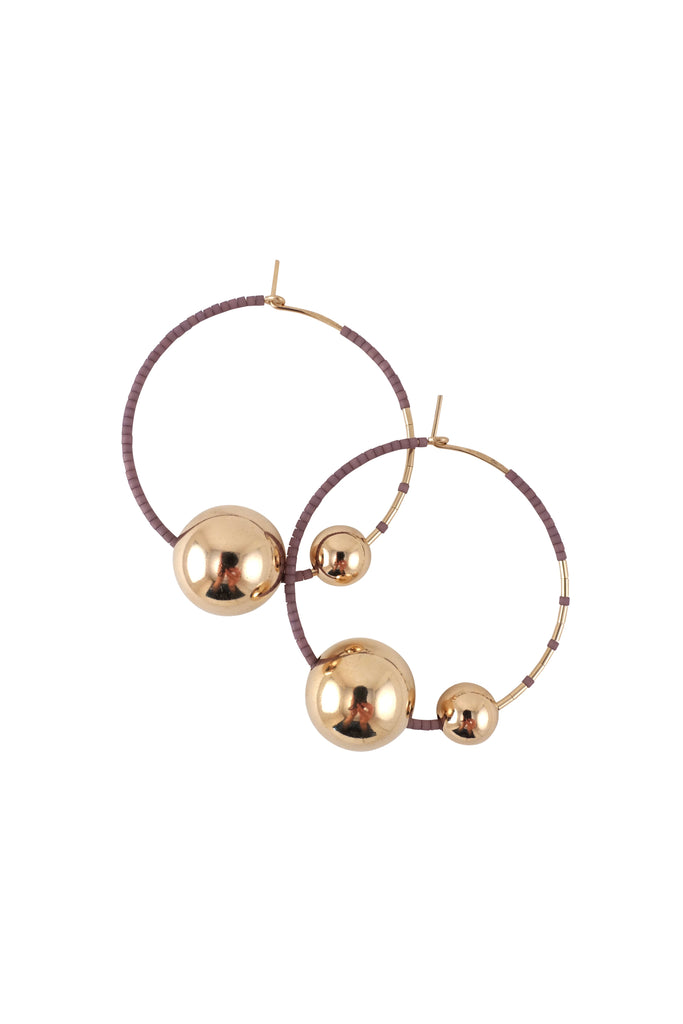 Kari Hoops, Ume - Abacus Row Handmade Jewelry