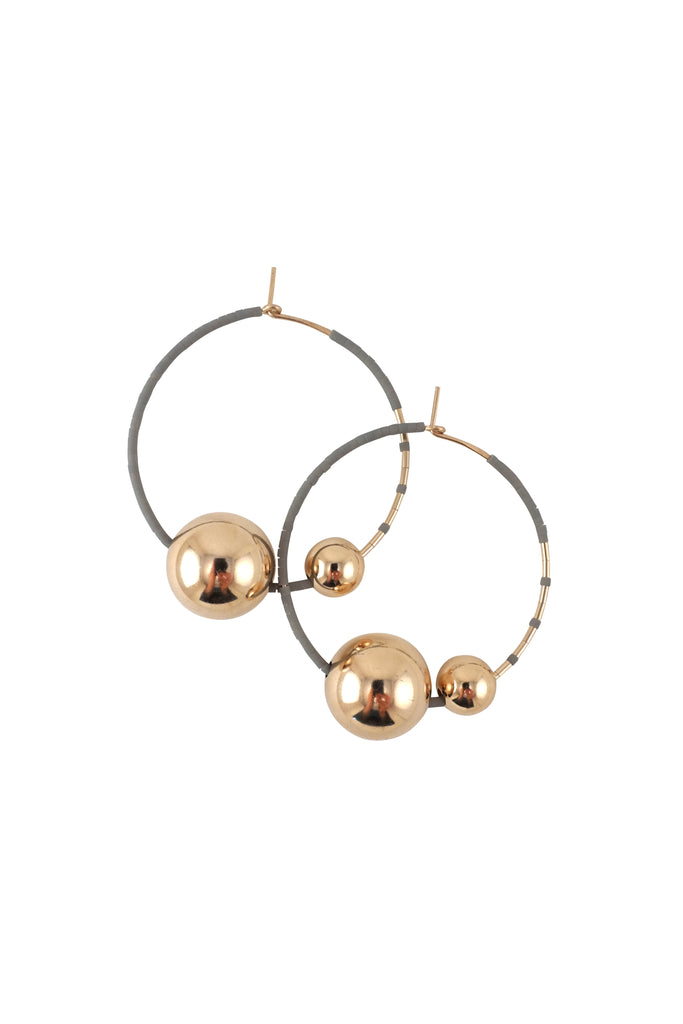 Kari Hoops, Rain - Abacus Row Handmade Jewelry