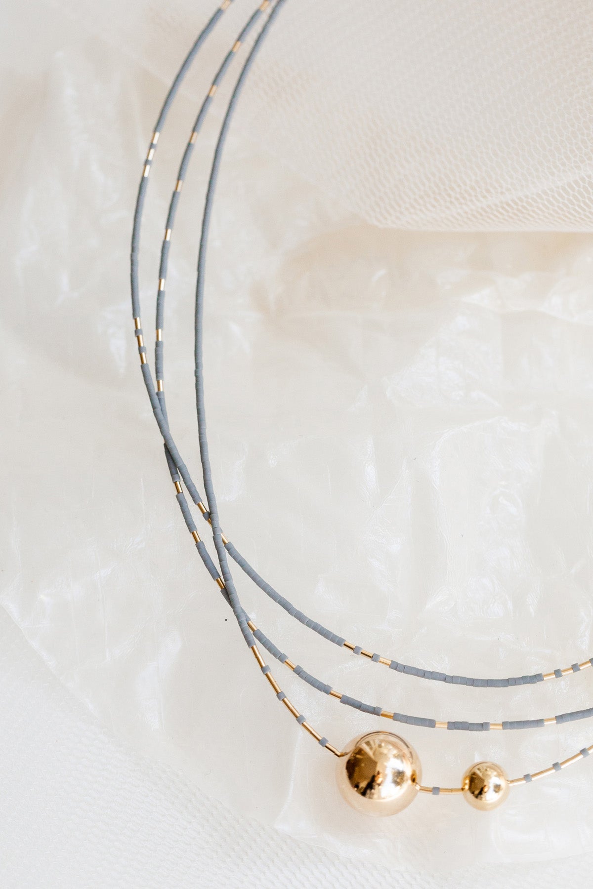 Selene Collection, Rain Detail - Abacus Row Handmade Jewelry