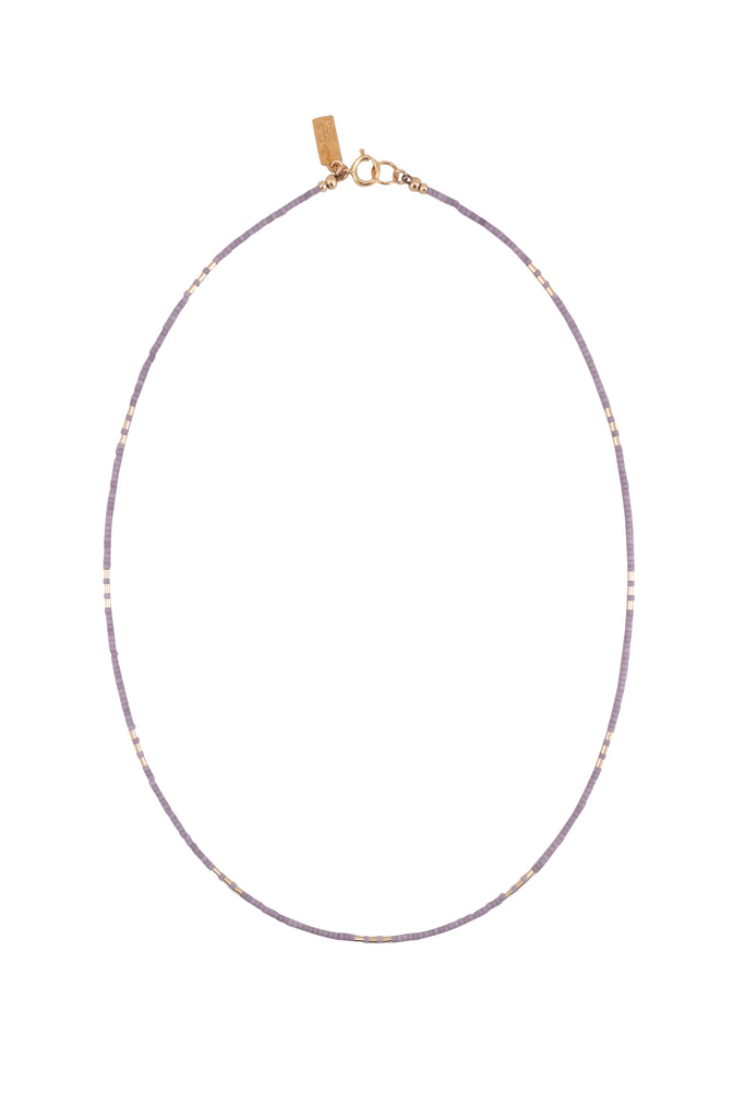 Carme Necklace, Wisteria - Abacus Row Handmade Jewelry