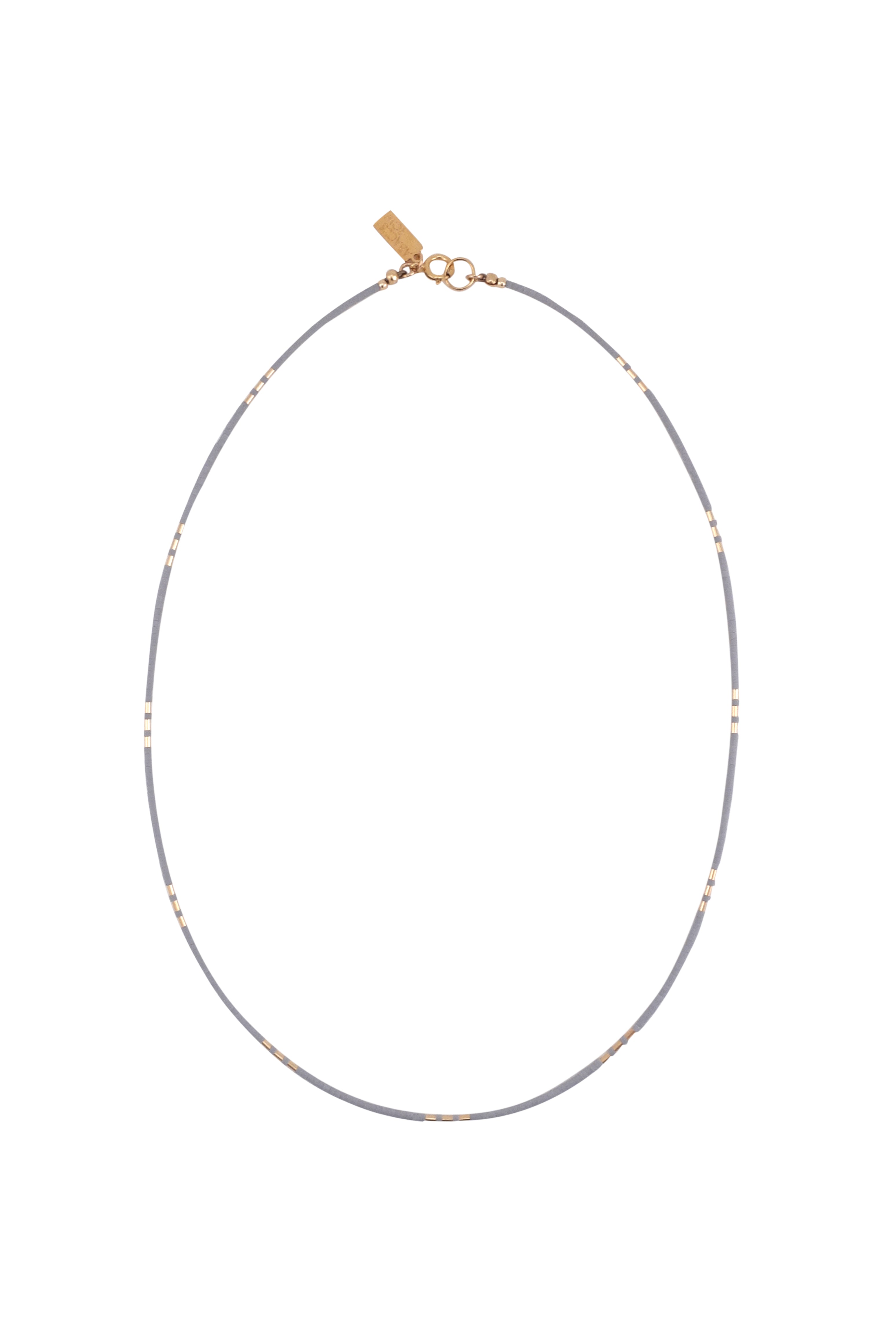 Carme Necklace, Mist - Abacus Row Handmade Jewelry