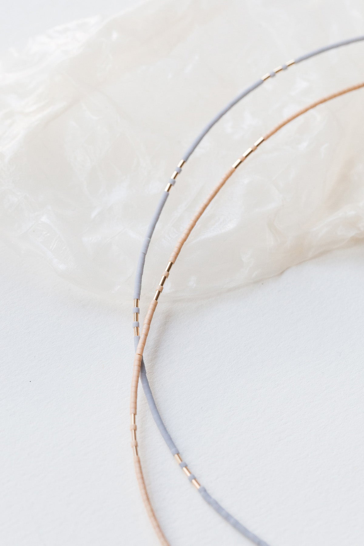 Carme Necklaces, Detail - Abacus Row Handmade Jewelry