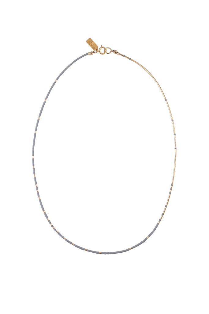 Arche Necklace, Mist - Abacus Row Handmade Jewelry