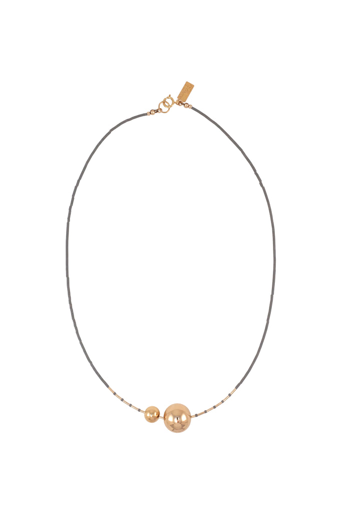 Mimas Necklace, Ume - Abacus Row Handmade Jewelry