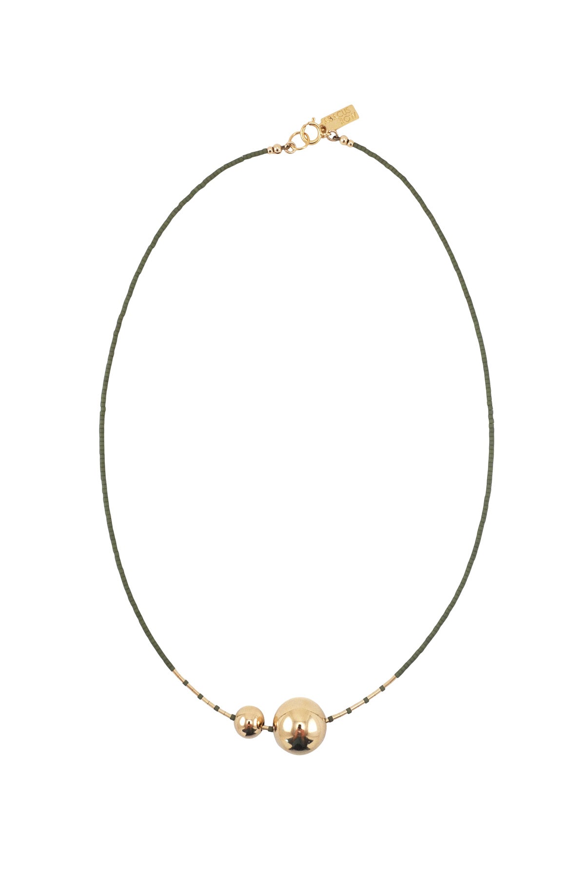 Mimas Necklace in Palm by Abacus Row Handmade Jewelry