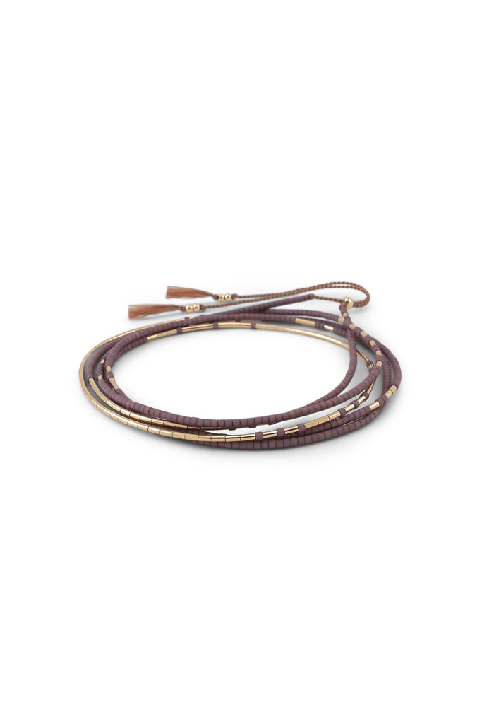 Neso Wrap, Ume - Abacus Row Handmade Jewelry