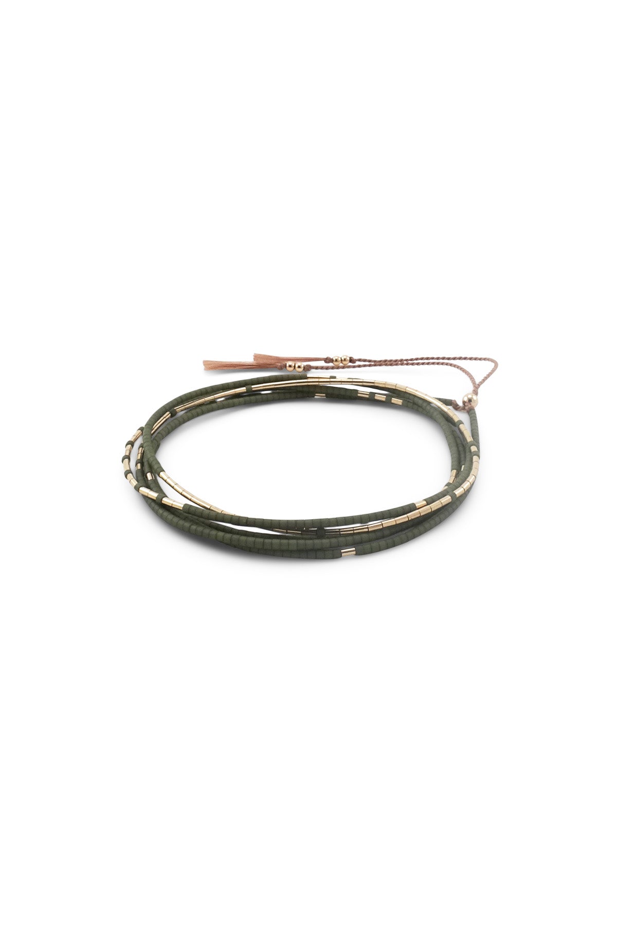 Neso Wrap in Palm by Abacus Row Handmade Jewelry