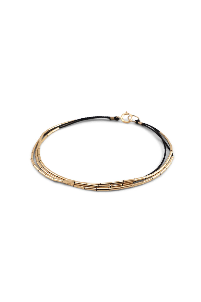 Orion Bracelet, black - Abacus Row Handmade Jewelry