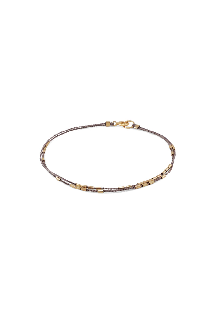 Carina Bracelet, grey - Abacus Row Handmade Jewelry