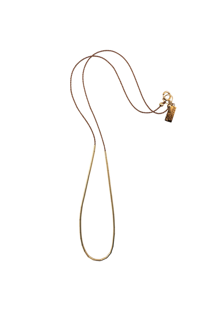 Circinus Necklace, fawn - Abacus Row Handmade Jewelry