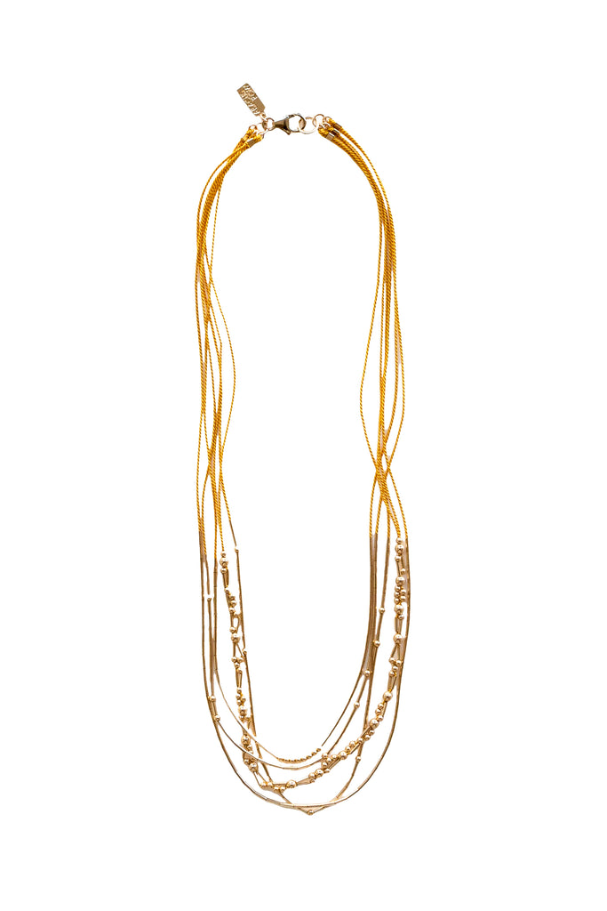 Crux Necklace, plantain - Abacus Row Handmade Jewelry