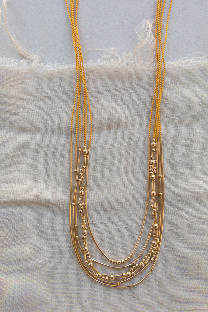 Crux Necklace, plantain - Handmade Jewelry