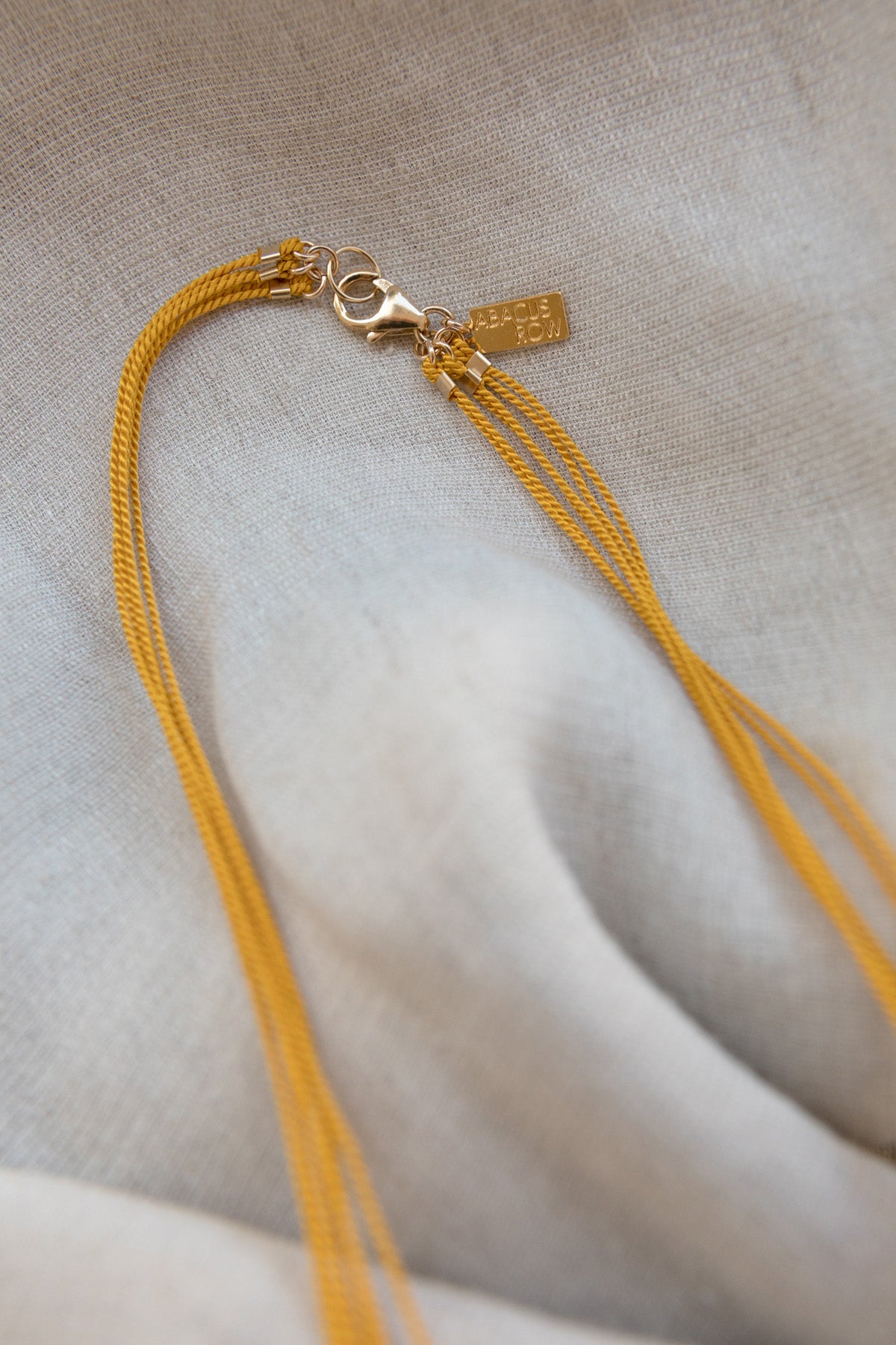 Vela Necklace detail - Abacus Row Handmade Jewelry