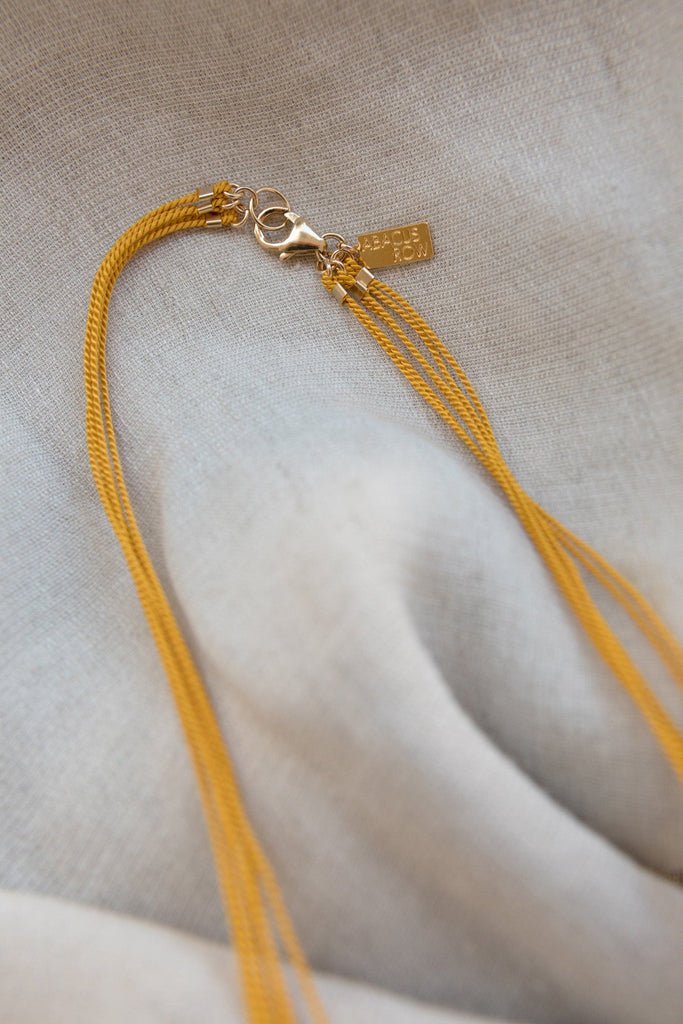 Vela Necklace detail - Abacus Row Handmade Jewelry