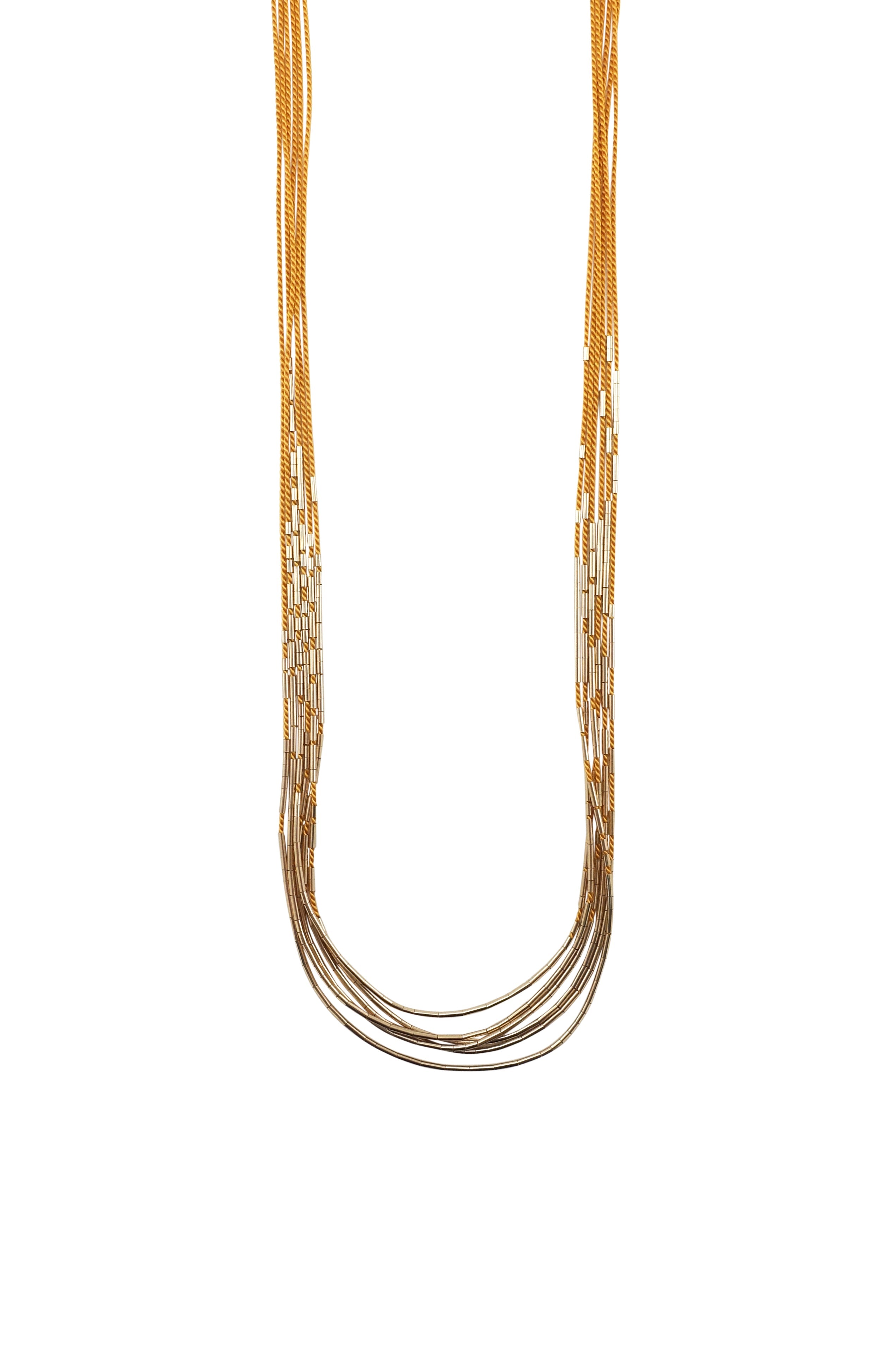 Vela Necklace, plantain - Abacus Row Handmade Jewelry