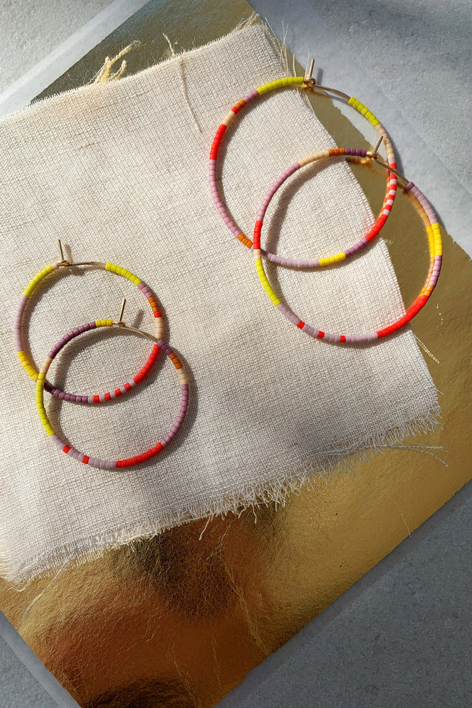 Habitual Hoops, Annual - Large and Small - Abacus Row Handmade Jewelry