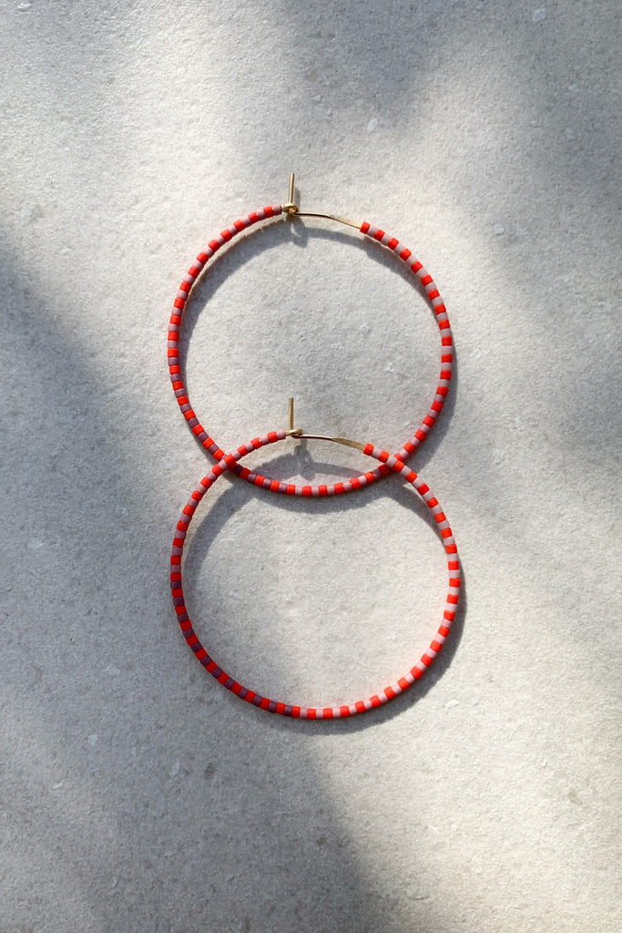 Progressions Hoops, Annual - Large - Abacus Row Handmade Jewelry