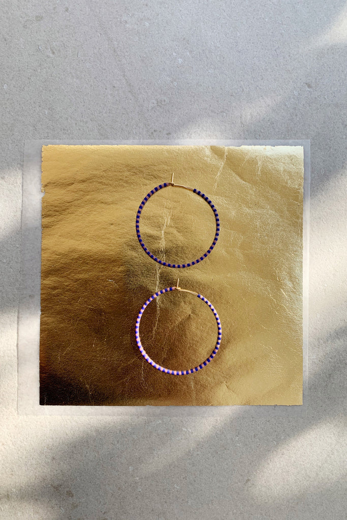 Progressions Hoops, Perennial - Large - Abacus Row Handmade Jewelry