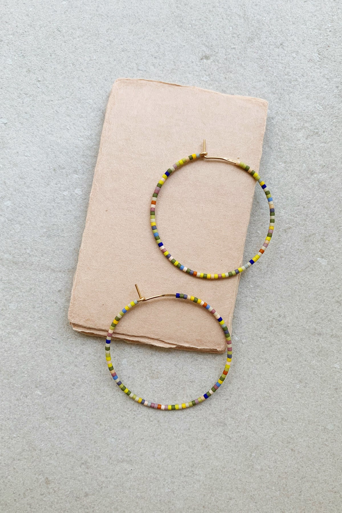 Letting Go Hoops, Perennial - Large - Abacus Row Handmade Jewelry