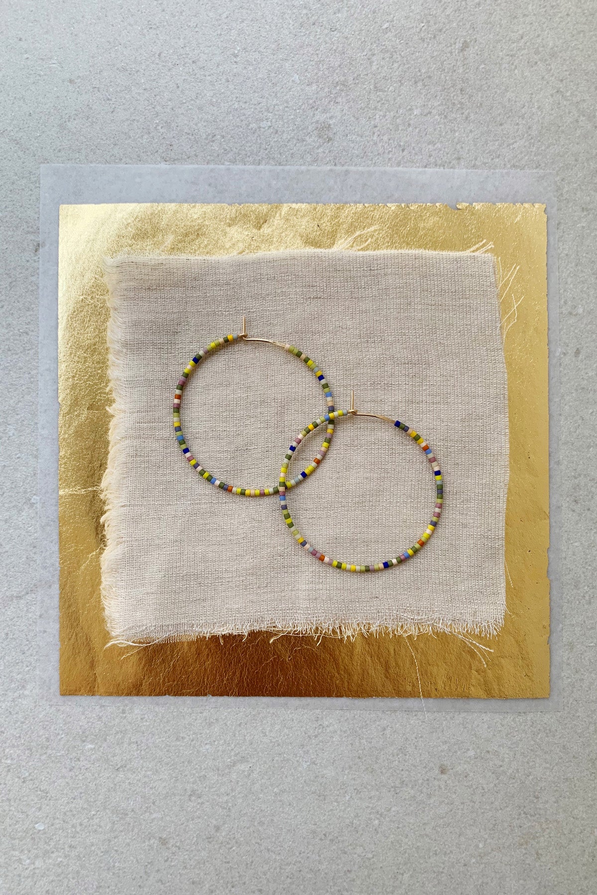 Letting Go Hoops, Perennial - Large - Abacus Row Handmade Jewelry
