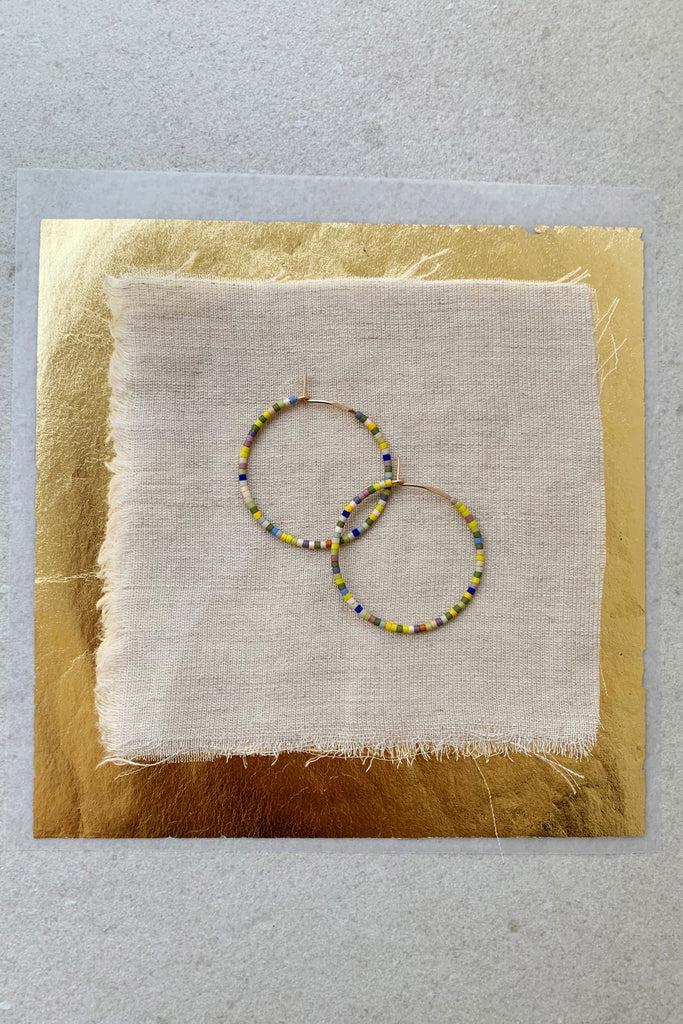 Letting Go Hoops, Perennial - Small - Abacus Row Handmade Jewelry