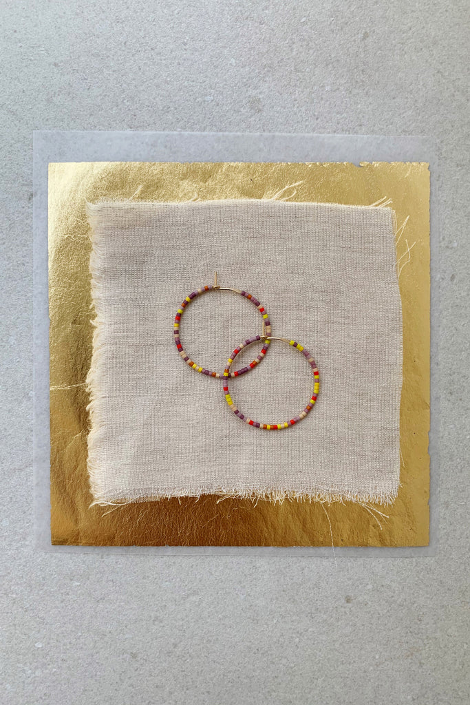 Letting Go Hoops, Annual - Small - Abacus Row Handmade Jewelry